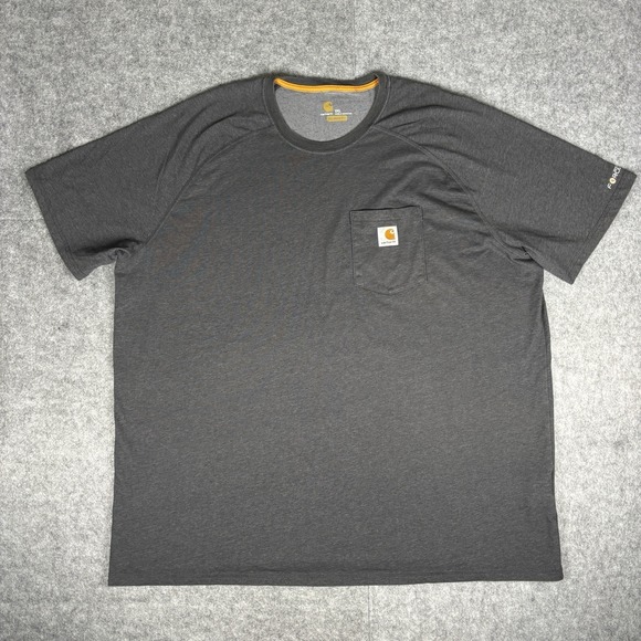Carhartt Other - Carhartt Force Gray Relaxed Fit Pocket T Shirt Mens 3XL Workwear Performance
